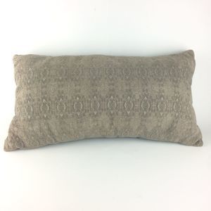 Pier 1 Gray Aztec Boho Print Accent Pillow